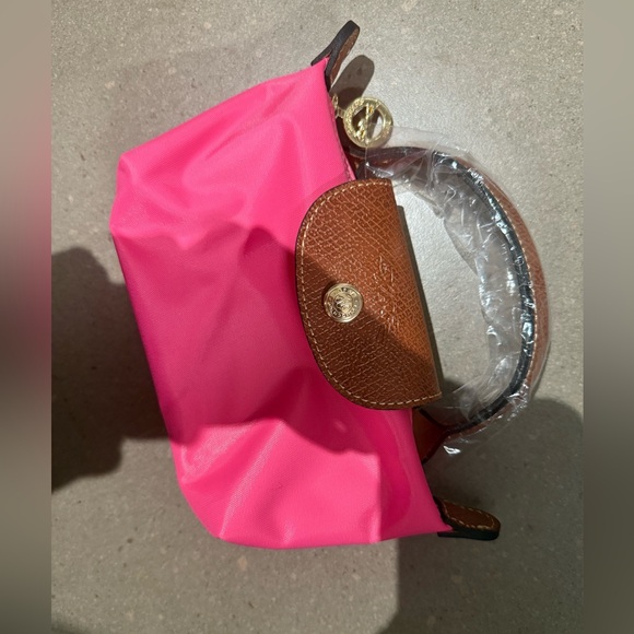 LONGCHAMP Mini Le Pliage w/Handle - Candy Pink
- NWT *SOLD OUT ONLINE* - Picture 5 of 9